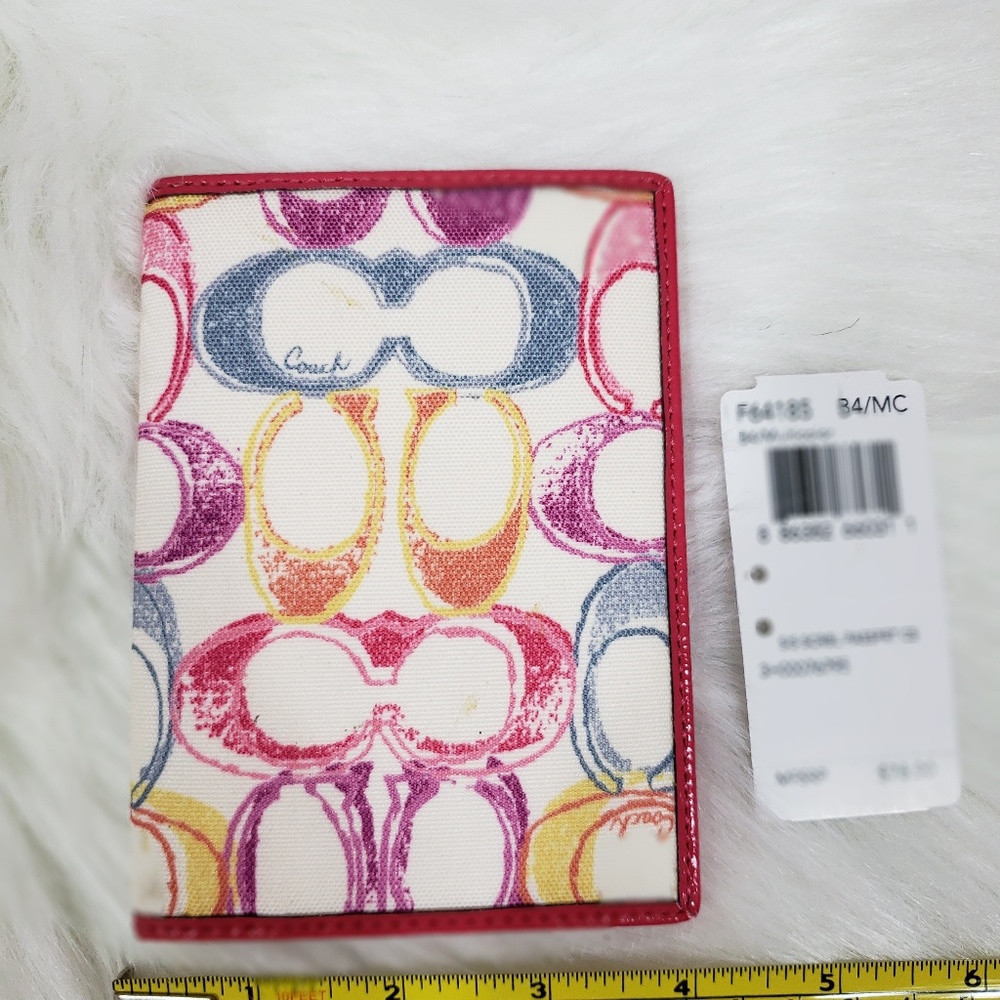 Coach Passport holder
